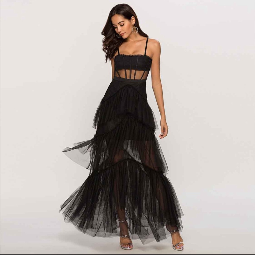 Black Tulle Dress